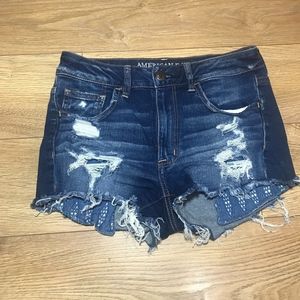 american eagle jean shorts